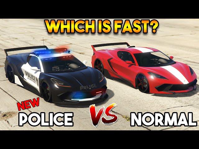 GTA Online - NEW COQUETTE D10 PURSUIT VS COQUETTE D10 (POLICE VS NORMAL)