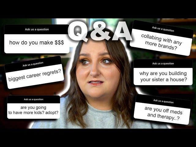 HOW I MAKE $$$ & MY BIGGEST "YOUTUBE" REGRETS.. ANSWERING YOUR QUESTIONS | Q&A