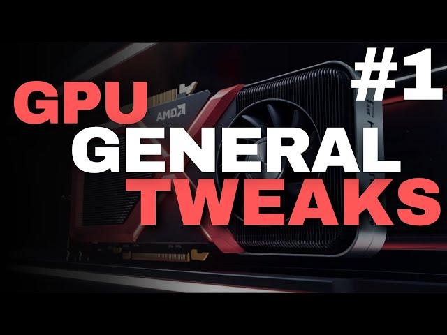 Trying to reduce GPU Driver’s Latency....GPU General Tweaks Tests #1