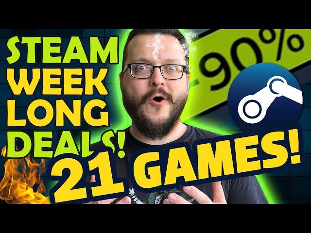 Steam Week-long Deals! 21 Awesome Games with Huge Discounts!