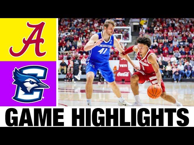 #7 Alabama vs Creighton Highlights | NCAA Men's Basketball | 2024 College Basketball