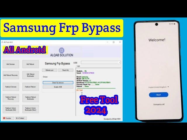 Finally New- Samsung Frp Bypass Tool 2024 Android 12/13 | All Samsung Frp Uock Latest Security Patch