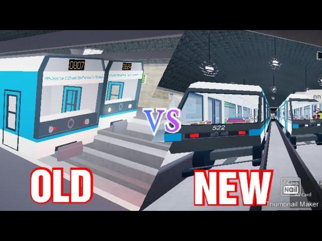 ROBLOX AUTOMATIC SUBWAY LIGNE 1 OLD VS NEW