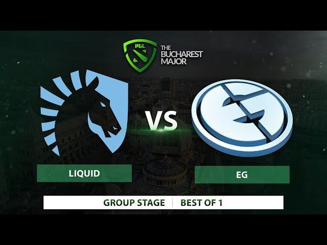 Liquid vs EG | Best of 1 | The Bucharest Major 2018