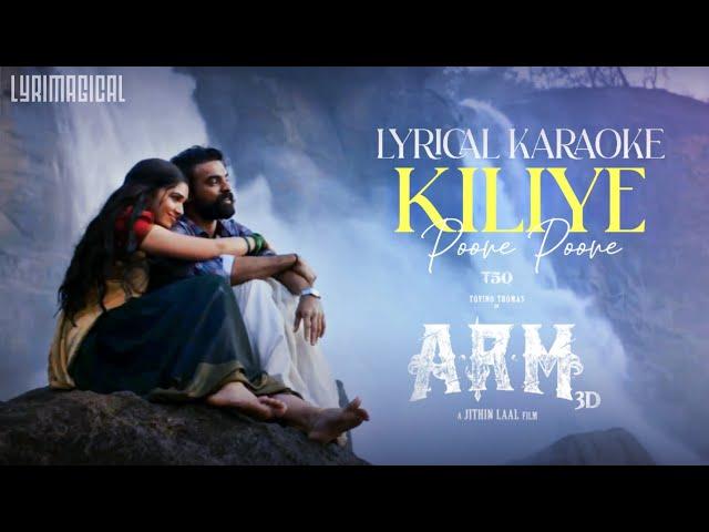 Kiliye Song | Karaoke with Lyrics | Tovino | Kriti Shetty | KS Harishankar | Jithin Lal | Dhibu