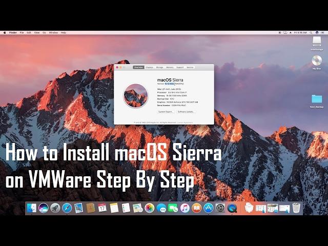 How to Install macOS Sierra on Vmware | Hackintosh | Step By Step