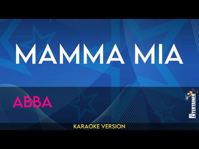 Mamma Mia - Abba (KARAOKE)