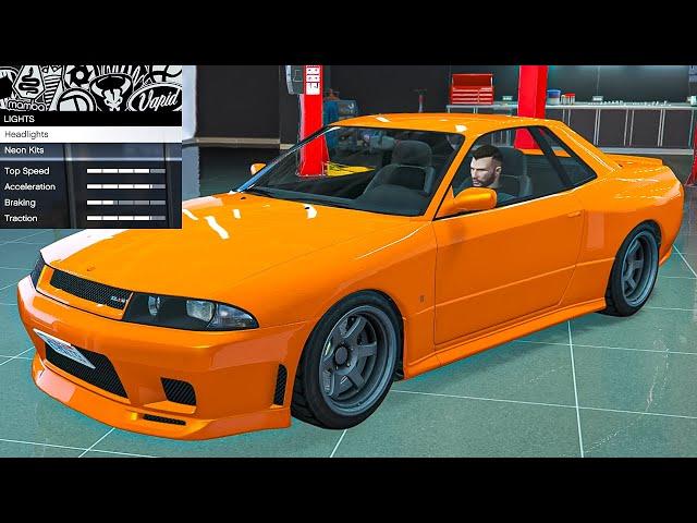 GTA Online: Annis Elegy Retro Custom Customization & Review (Nissan GT-R R32/R33/R34)