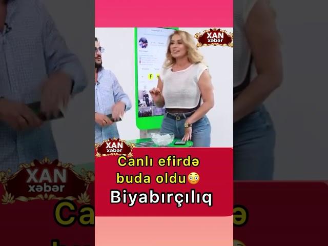 18+ Roza Zərgərli #son #xeber canlı efirdə  #biyabrcilig