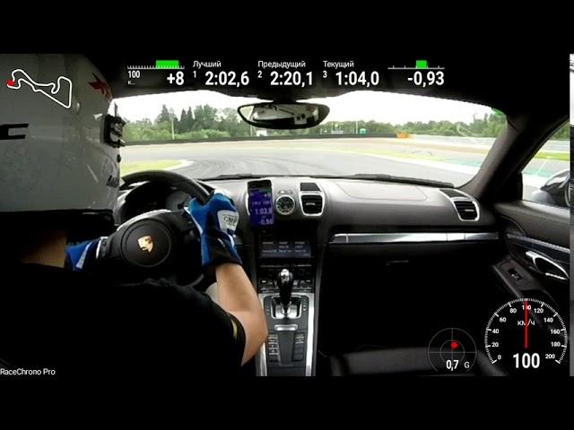 Moscow Raceway (GP10) - Porsche Cayman 981 S onboard - 2:01.6