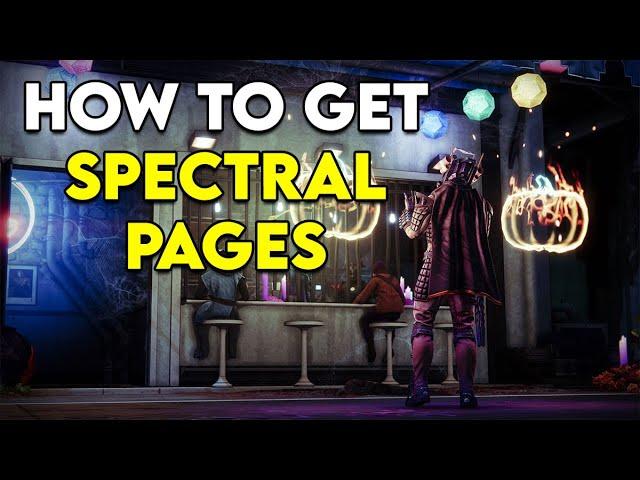 How to get Spectral Pages in the Festival of the Lost in Destiny 2