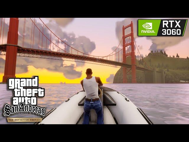 GTA San Andreas Definitive Edition | RTX 3060 Laptop + Ryzen 7 5800H | Asus TUF A15 2021| DLSS ON