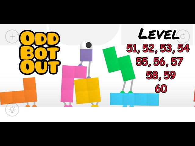 Odd Bot Out Level 51 to 60 | Walkthrough | Play Like a Prince