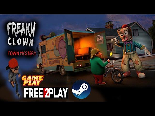 Freaky Clown : Town Mystery  Gameplay  PC Steam [ Free to Play ] Game 2020  HD 1080p60FPS