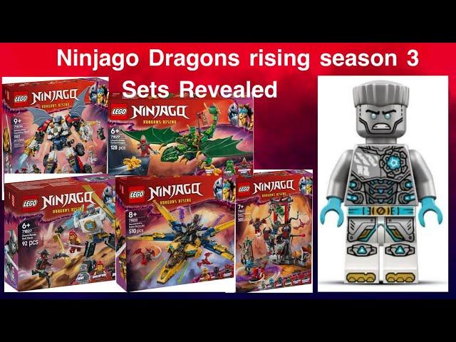 Ninjago Dragon rising season 3 sets revealed ️