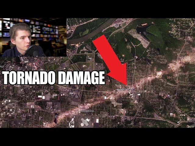 Top 10 Tornado Damage Paths on Google Earth