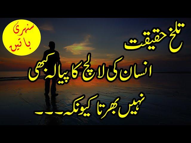 Talkh Haqeeqat | Lesson able Quotes in Urdu | Precious Words in Urdu | Quotes on Life in Urdu