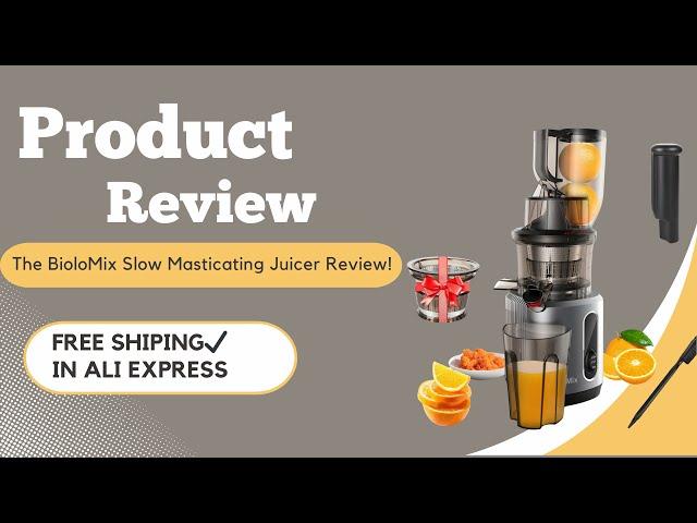 Juice Like a Boss: The BioloMix Slow Masticating Juicer Review!