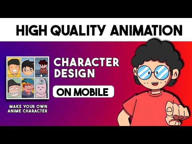 How to make Animation Character in Mobile ( ibis paintx ) | How to make cartoon character in mobile