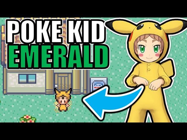 I modded Pokémon Emerald to play it as a Poké Kid and used ONLY Pika clones.