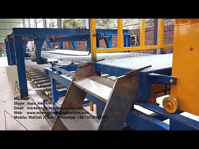 Pneumatic  reinforcing steel wire rebar mesh welding machine