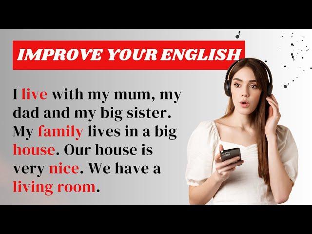 My House | Improve Your English | Learning English Speaking | Level 1 | Listen and practice