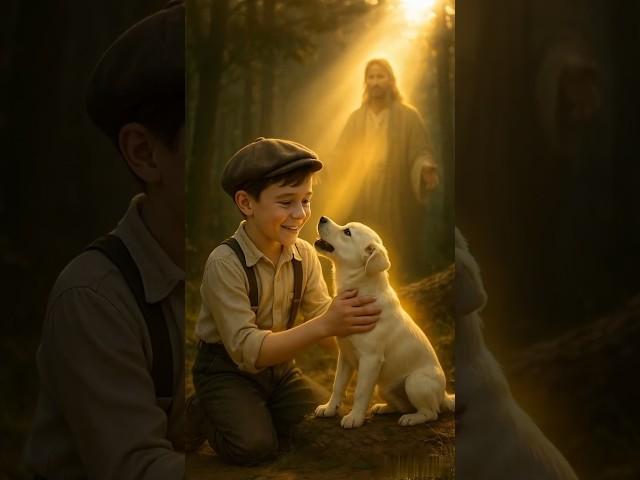 Miracle in the Forest: An 8-Year-Old’s Prayer Summons Jesus to Heal His Injured White Puppy