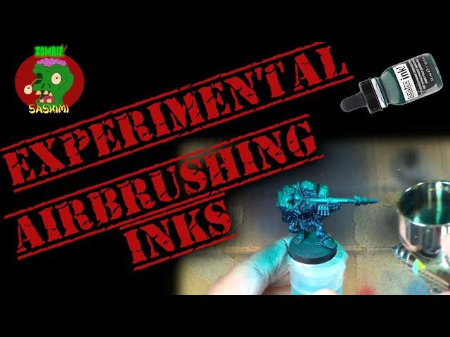 Learning how to airbrush with Inks