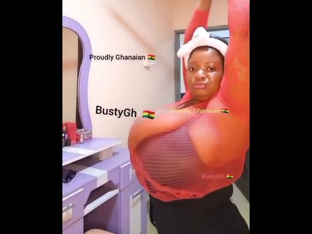 woman with big breast flaunts her melons