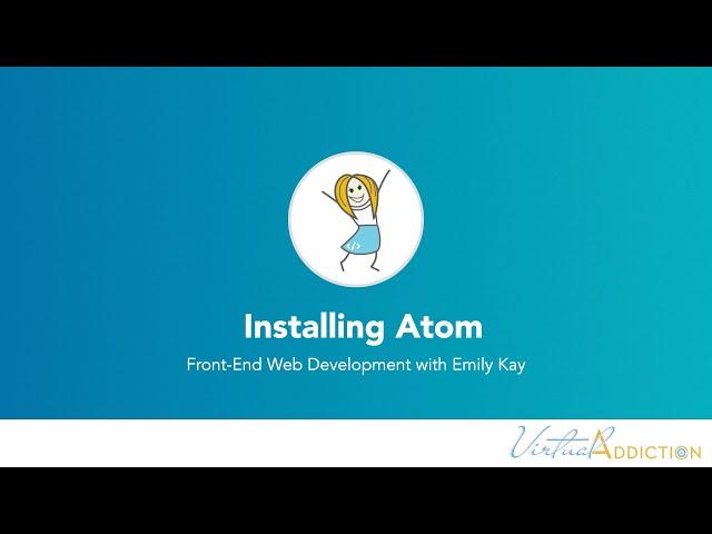 Install Atom (code editor)