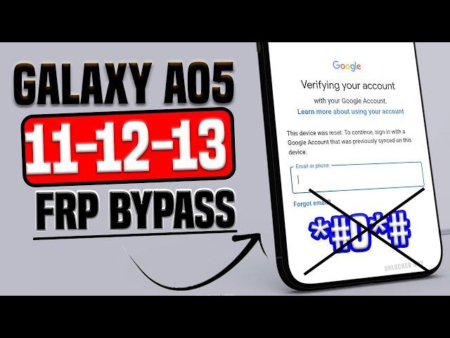 FinallyWithout *#0*# All Samsung A05 FRP Bypass Android 14 2024 A055f Google Account Remove.