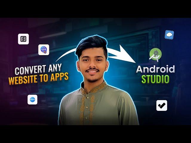 how to convert website to app android studio tutorial - Coder Host BD