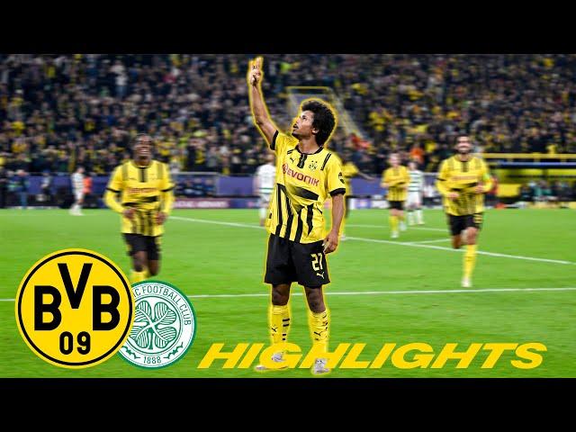 7-1! Adeyemi scores three, Guirassy twice | BVB - Celtic | Highlights