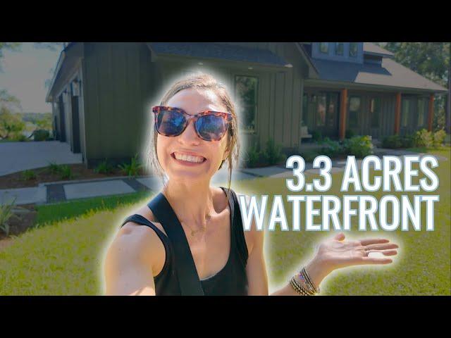 Coastal Georgia WATERFRONT home on ACREAGE [georgia home for sale near kings bay naval base + fletc)