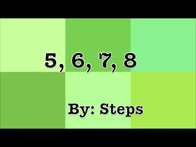 5678 by Steps -  Lyrics [Fun Video] [HD]