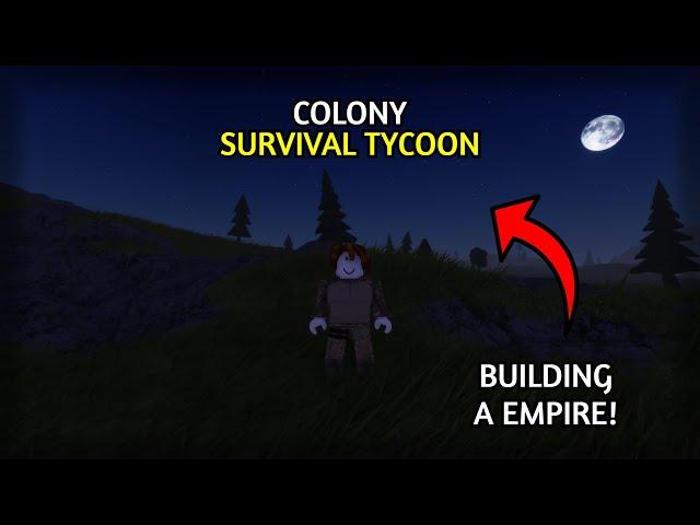 I BUILT a COLONY EMPIRE to fight ZOMBIES in Roblox