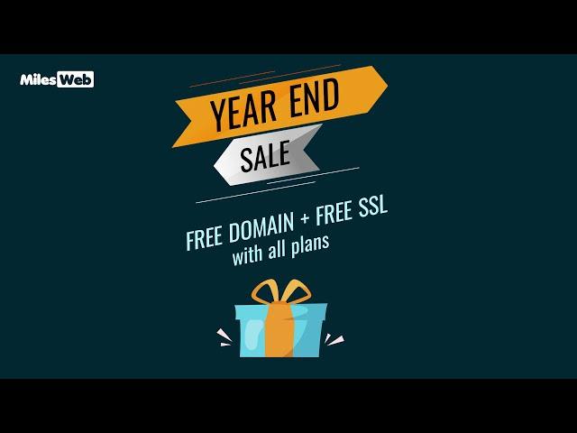 Exclusive Offer | Year End Sale on Web Hosting | MilesWeb