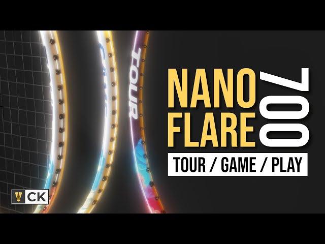 Yonex Nanoflare 700 - Tour vs Game vs Play Second Gen Nanoflare Badminton Racket Comparison