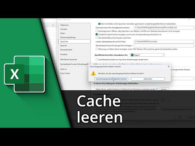 Excel Cache leeren  Tutorial