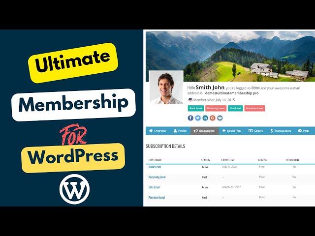 Create A Complete Memebership In Your Wordpress Website