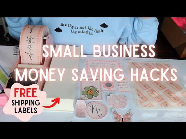 SMALL BUSINESS HACKS FOR SAVING MONEY |small business budget friendly packaging hacks|free packaging