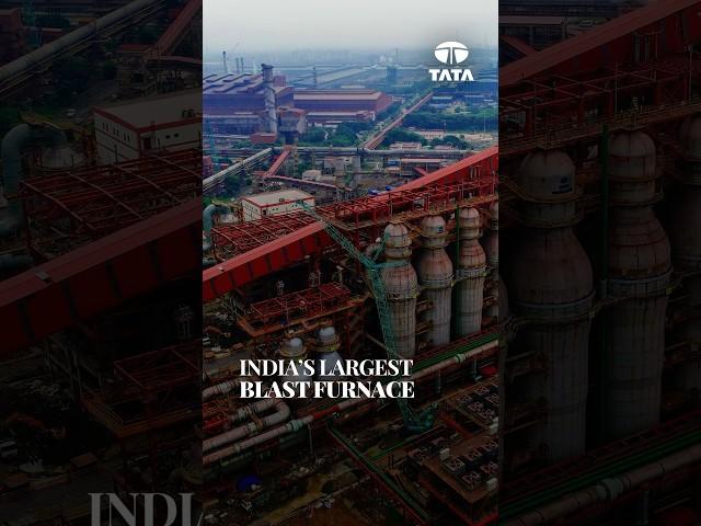 India’s largest blast furnace in Kalinganagar sets new benchmarks. #ThisIsTata #TataSteel