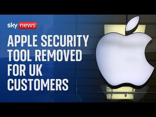 Apple removes advanced data protection for UK customers after government row