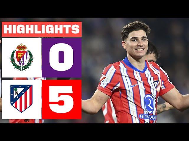 REAL VALLADOLID CF 0 - 5 ATLÉTICO DE MADRID I HIGHLIGHTS LALIGA EA SPORTS