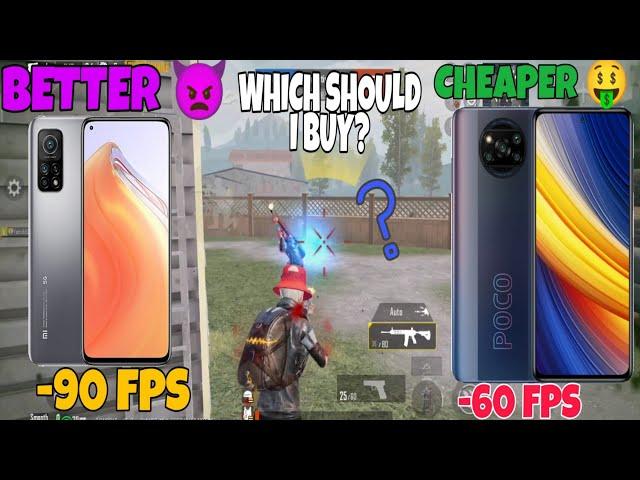 MI 10T vs POCO X3 PRO | PUBG TEST TDM | 90FPS vs 60FPS | PUBG MOBILE