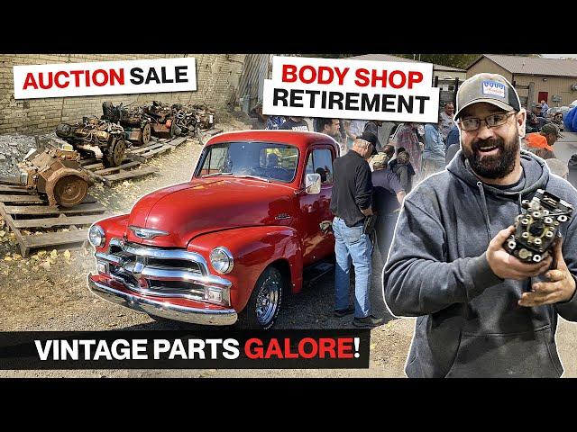 You'll never believe what we bought!! Amazing Body Shop Auction! Cadillac Convertible and more!