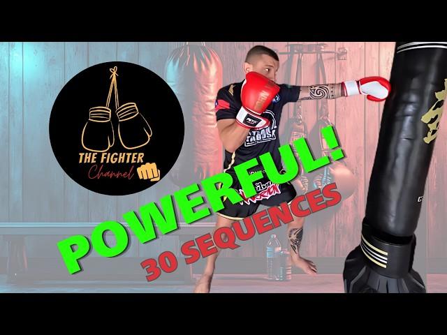  Easy 30 Punching Training Sequence on the Punching Bag