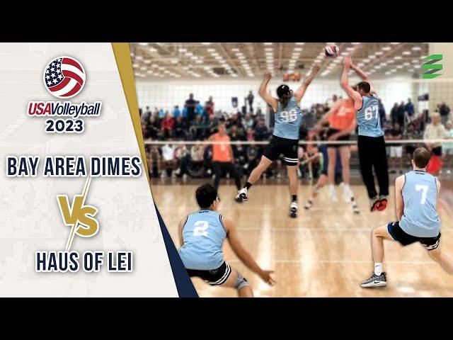 Haus of Lei vs Bay Area Dimes | Men's AA Semifinals (USAV 2023)