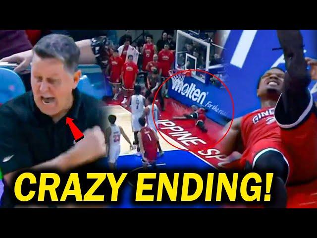 GRABE ANG NANGYARE SA ENDING! Anyare Kay Justin Brownlee! Never Say Die na Sana ang Ginebra!