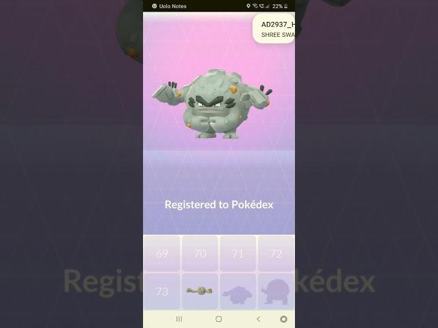 evolution of alolan geodude